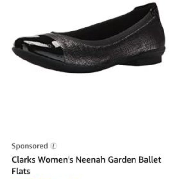 Clarks Juliet Monte Leather Slip-On Shoes Size 7 - Picture 1 of 5